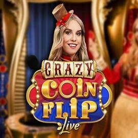 Crazy Coin Flip logo by Evolution at Nitrobet CasinoCrazy Coin Flip