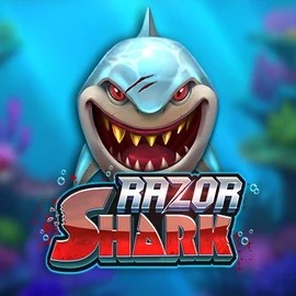 Razor Shark slot logo by Push Gaming at Nitrobet CasinoRazor Shark